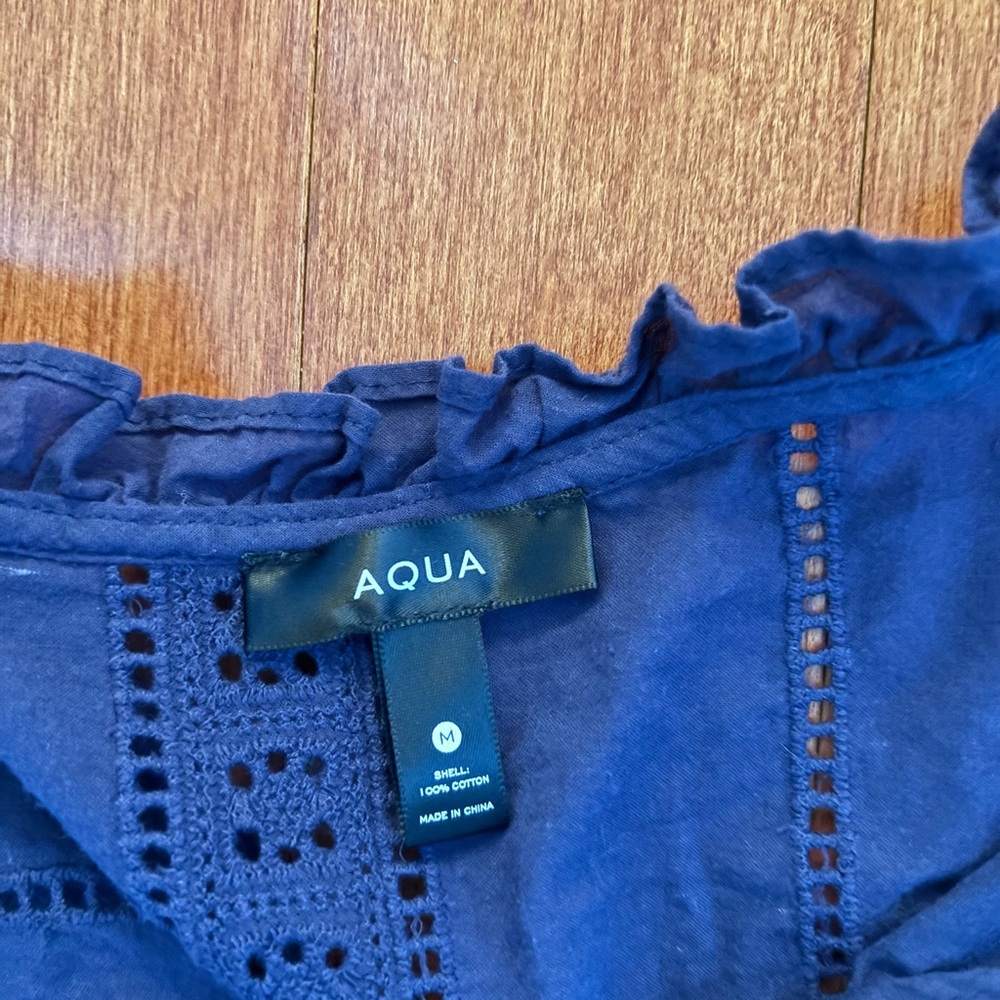 Aqua Midnight Blue Blouse - Picture 5 of 8